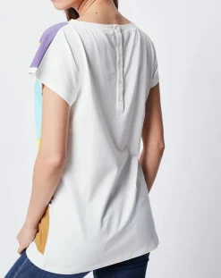 John Galliano T-Shirts|T-Shirt imprimé multicolore