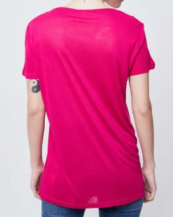 John Galliano T-Shirts|T-Shirt imprimé rose/multicolore