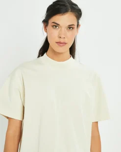 Marc O'Polo T-Shirts|T-shirt jersey lourd écru