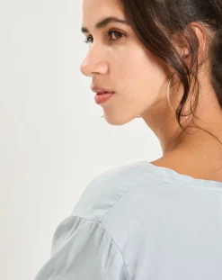 Yerse T-Shirts|T-Shirt Lane gris bleu