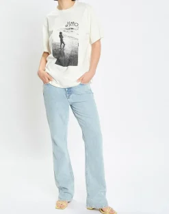 Marc O'Polo T-Shirts|T-Shirt logo mop blanc