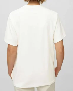 Marc O'Polo T-Shirts|T-Shirt logo mop blanc