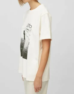 Marc O'Polo T-Shirts|T-Shirt logo mop blanc