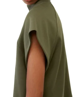 Marc O'Polo T-Shirts|T-Shirt loose Crop kaki