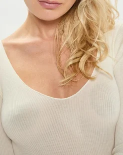 Mare T-Shirts|T-Shirt manches 3/4 col rond blanc