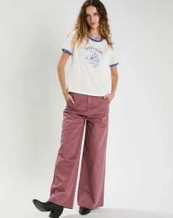 The Korner T-Shirts|T-shirt Martha blanc/bleu