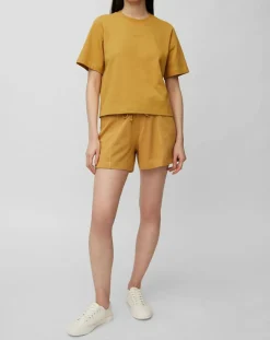 Marc O'Polo T-Shirts|T-Shirt oversize jaune