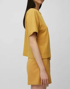 Marc O'Polo T-Shirts|T-Shirt oversize jaune