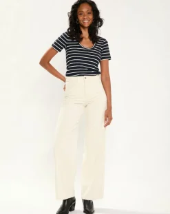 Esprit T-Shirts|T-Shirt Rib bleu marine