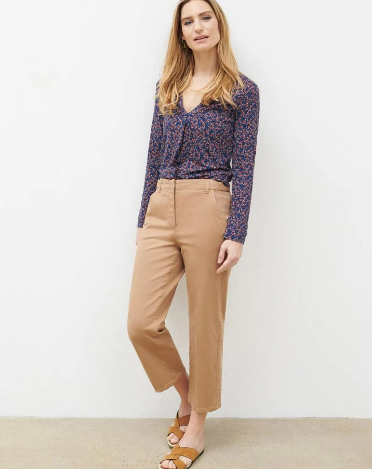 Caroll T-Shirts|T-Shirt Sonia imprimé bleu marine