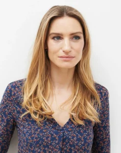 Caroll T-Shirts|T-Shirt Sonia imprimé bleu marine