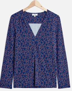 Caroll T-Shirts|T-Shirt Sonia imprimé bleu marine