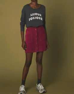 Hartford Tops Et Blouses|T-Shirt Tagiane charcoal