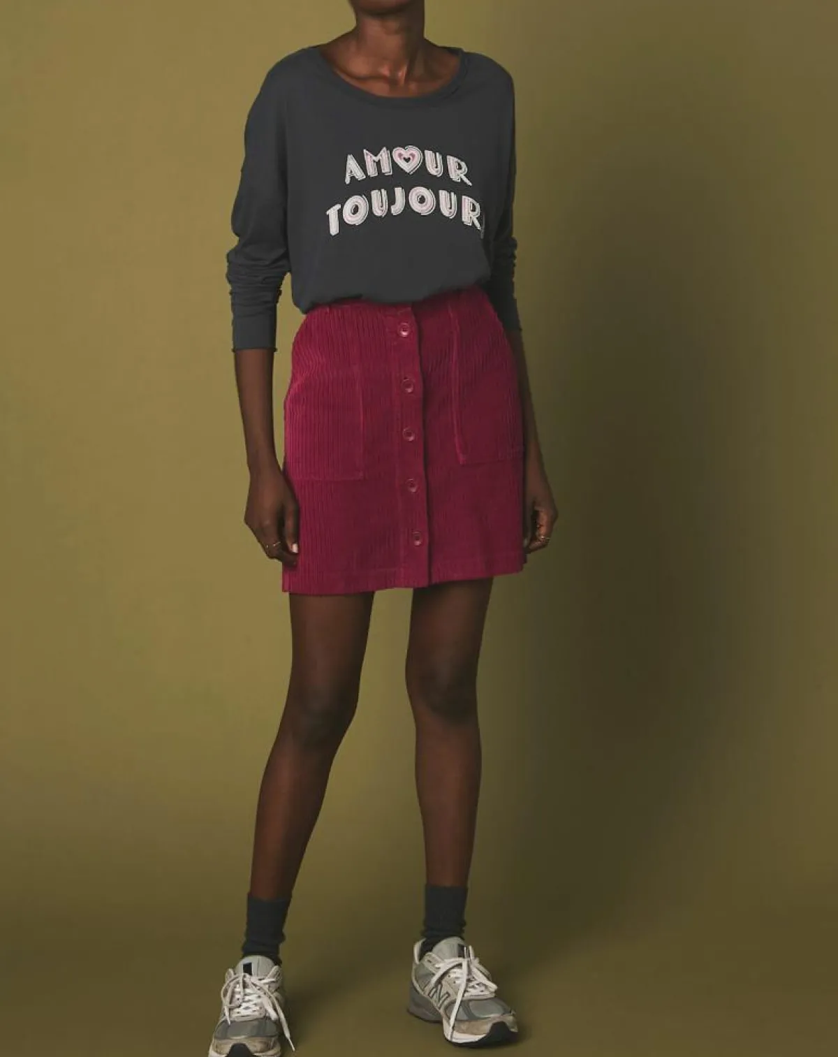 Hartford Tops Et Blouses|T-Shirt Tagiane charcoal