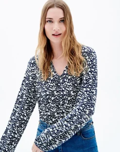 Caroll T-Shirts|T-Shirt Timothée bicolore marine