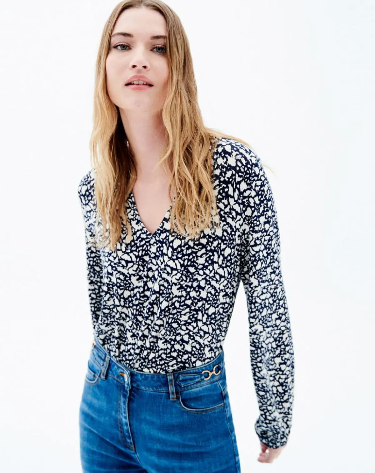 Caroll T-Shirts|T-Shirt Timothée bicolore marine