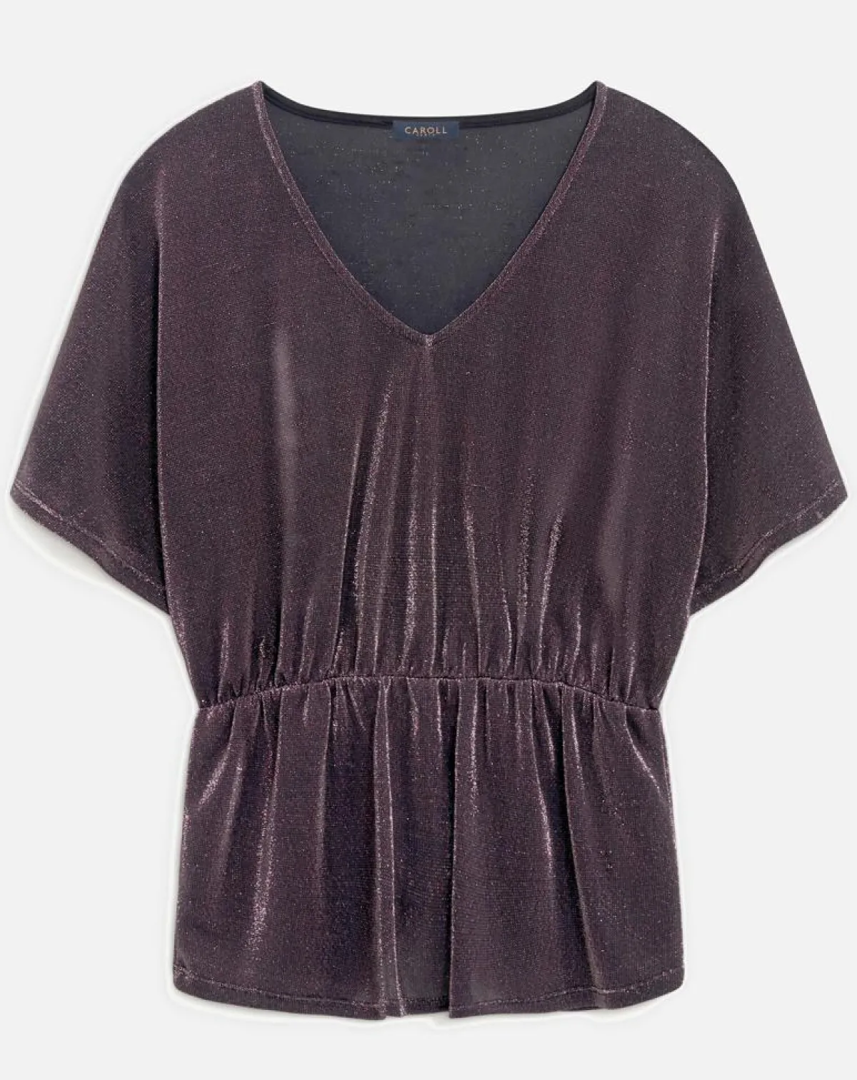 Caroll T-Shirts|T-Shirt Tlise beaujolais