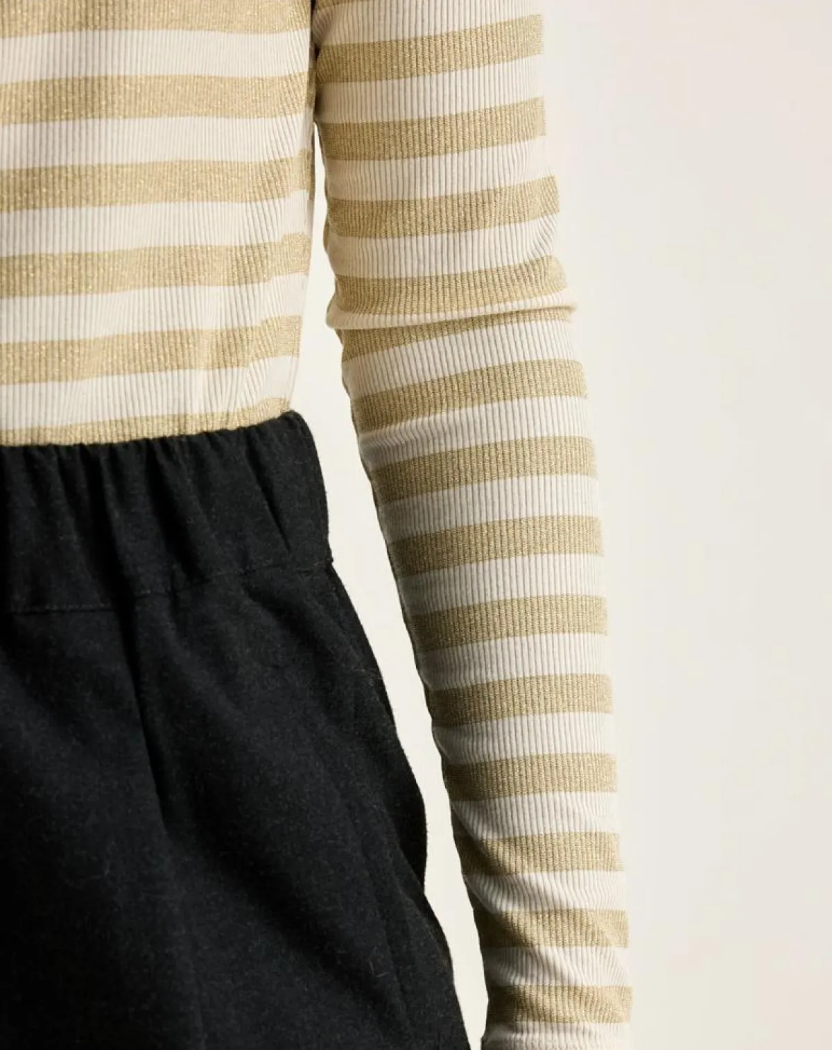 Bellerose T-Shirts|T-Shirt Veras rayé blanc/beige