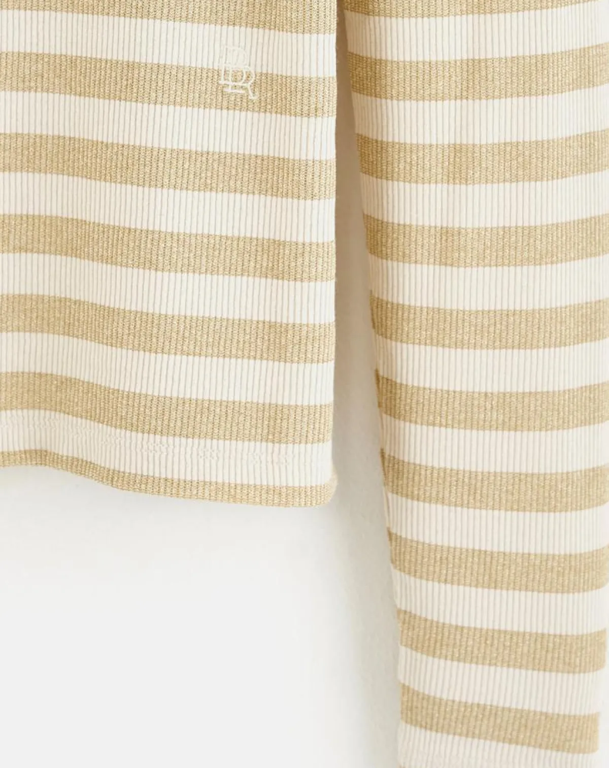 Bellerose T-Shirts|T-Shirt Veras rayé blanc/beige