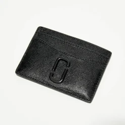 Marc Jacobs Porte-Monnaie Et Portefeuilles|Étui pour cartes Snapshot DTM en Cuir noir - 10x7 cm