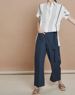 Mare di Latte Tops Et Blouses|Tunique Aurélia à rayures blanc/noir