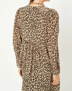 Stella Forest Tops Et Blouses|Tunique col V Léo marron