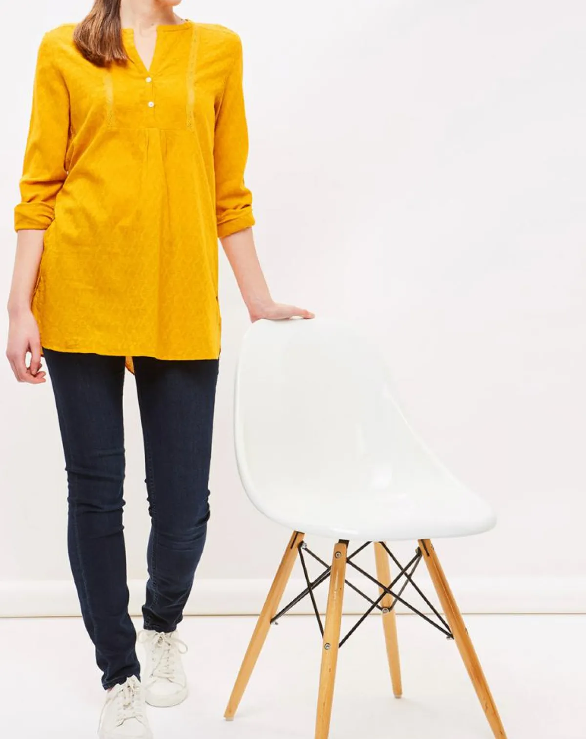 Hartford Tops Et Blouses|Tunique Honduras avec motifs relief marigold