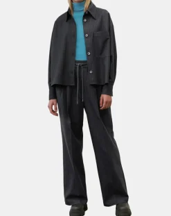 Marc O'Polo Vestes, Blousons|Veste à rayures noire