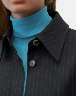 Marc O'Polo Vestes, Blousons|Veste à rayures noire