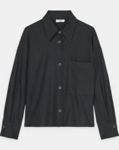 Marc O'Polo Vestes, Blousons|Veste à rayures noire