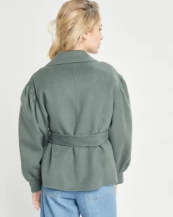 Lou Andrea Vestes, Blousons|Veste 100% Laine kaki