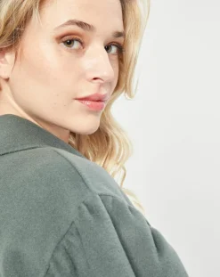 Lou Andrea Vestes, Blousons|Veste 100% Laine kaki