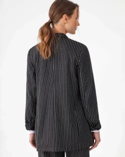 Indies Vestes, Blousons|Veste Amance rayure noire