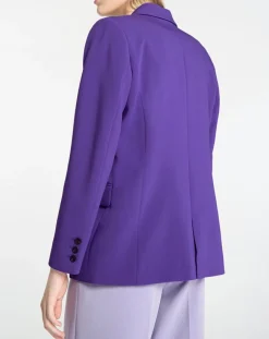 Galeries Lafayette Vestes, Blousons|Veste blazer Rune double boutonnage violette