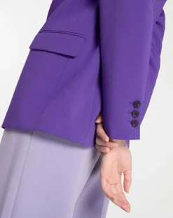 Galeries Lafayette Vestes, Blousons|Veste blazer Rune double boutonnage violette