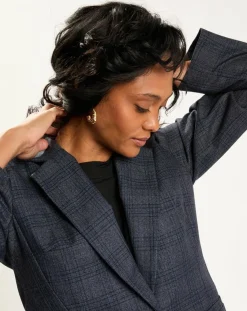 Lauren Vidal Vestes, Blousons|Veste blazer Store nuit