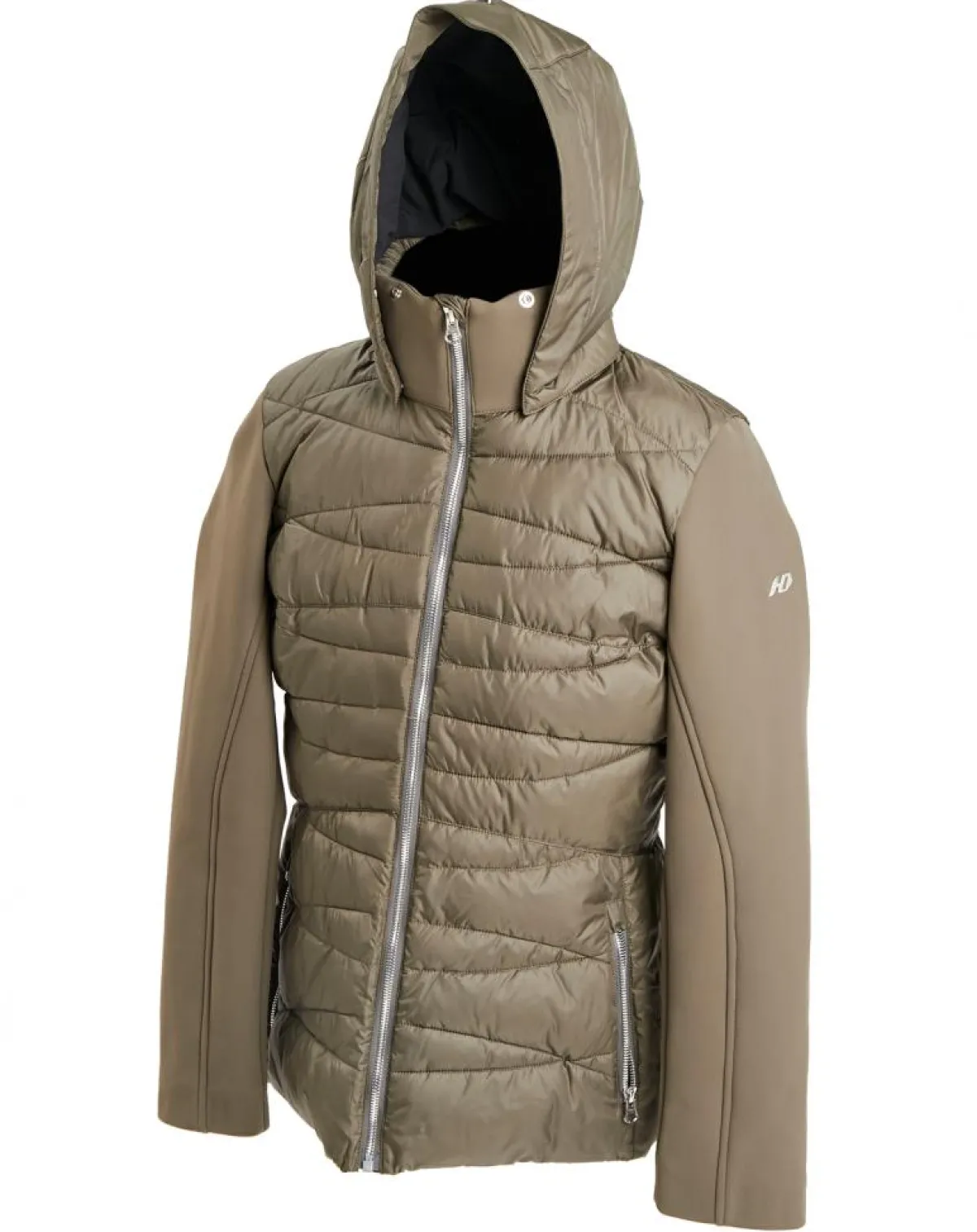 Duvillard Manteaux|Veste Brenva bi-matière kaki foncé