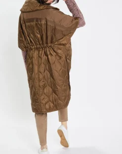 Marc O'Polo Vestes, Blousons|Veste cape matelassée padded marron