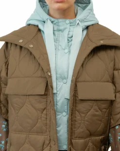 Marc O'Polo Vestes, Blousons|Veste cape matelassée padded marron