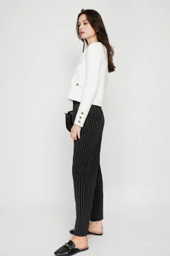 C&Jo Vestes, Blousons|Veste courte boutonnée naturelle