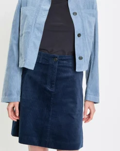 Marc O'Polo Vestes, Blousons|Veste courtes en Velours côtelé bleu ciel