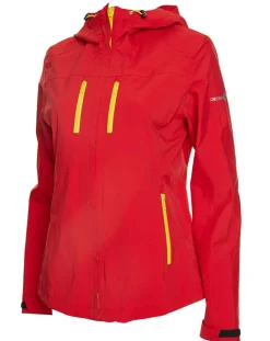Degré 7 Manteaux|Veste de Ski Akragneti rouge/jaune