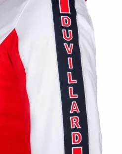 Duvillard Manteaux|Veste de ski Droites rouge/blanc
