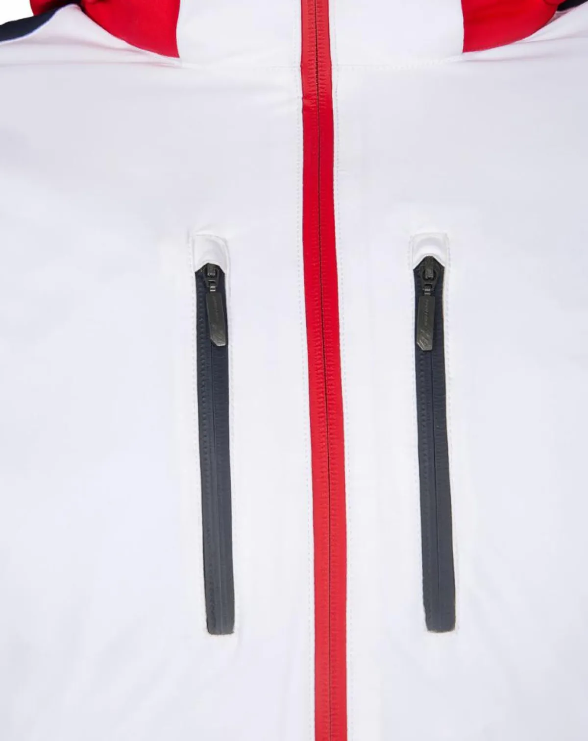 Duvillard Manteaux|Veste de ski Droites rouge/blanc