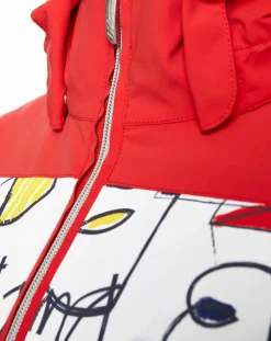 Duvillard Manteaux|Veste de ski Ecandies rouge
