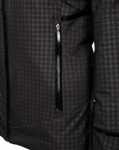 Duvillard Manteaux|Veste de ski Elise fausse fourrure noire