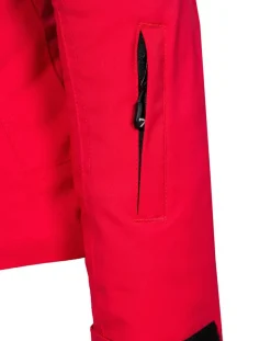 Degré 7 Manteaux|Veste de ski Geod fausse fourrure rouge