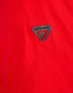 Degré 7 Manteaux|Veste de ski Geod fausse fourrure rouge