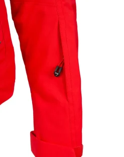 Degré 7 Manteaux|Veste de ski Geod fausse fourrure rouge