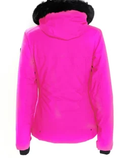 Degré 7 Manteaux|Veste de ski Geod fausse fourrure rose